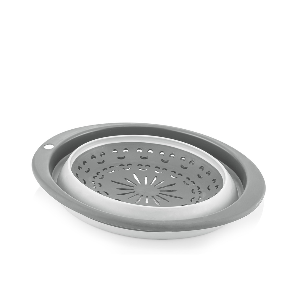 CIRCULAR COLLAPSIBLE STRAINER - GREY