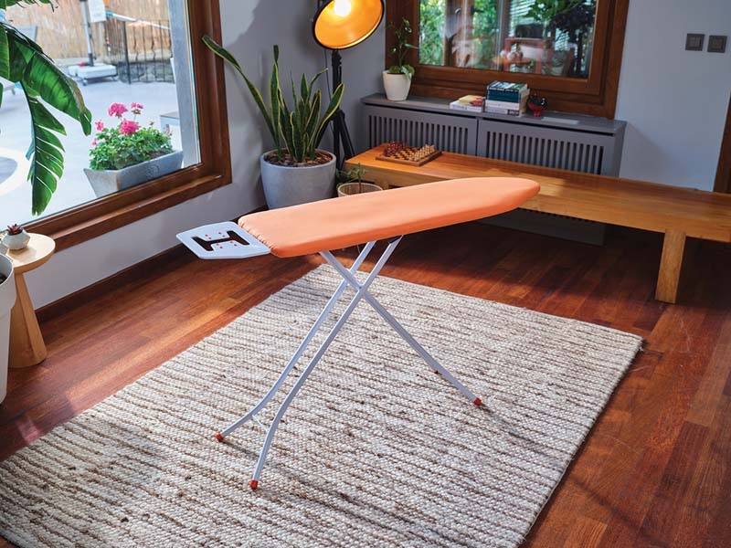 Cycle Home Ironing Board - Metal Color Silver -Turquoise - 34x110cm