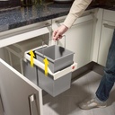 Hailo Multi-Box duo L, built-in waste separation system