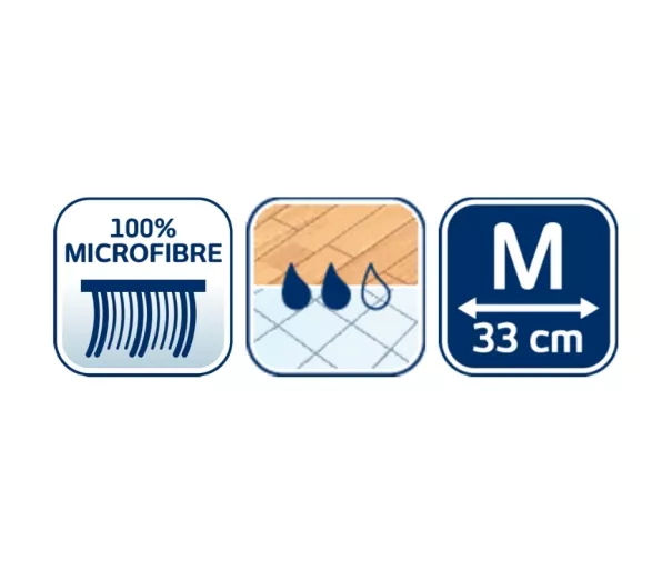 Wiper cover Clean&Compact M microfibre