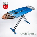 Cycle Home Ironing Board - Metal Color Silver -Kw Tower- 42x125cm