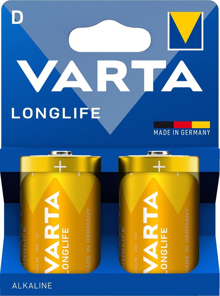VARTA Longlife D, Blister 2