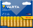 بطارية فارتا  باك 10  LONGLIFE  AA 