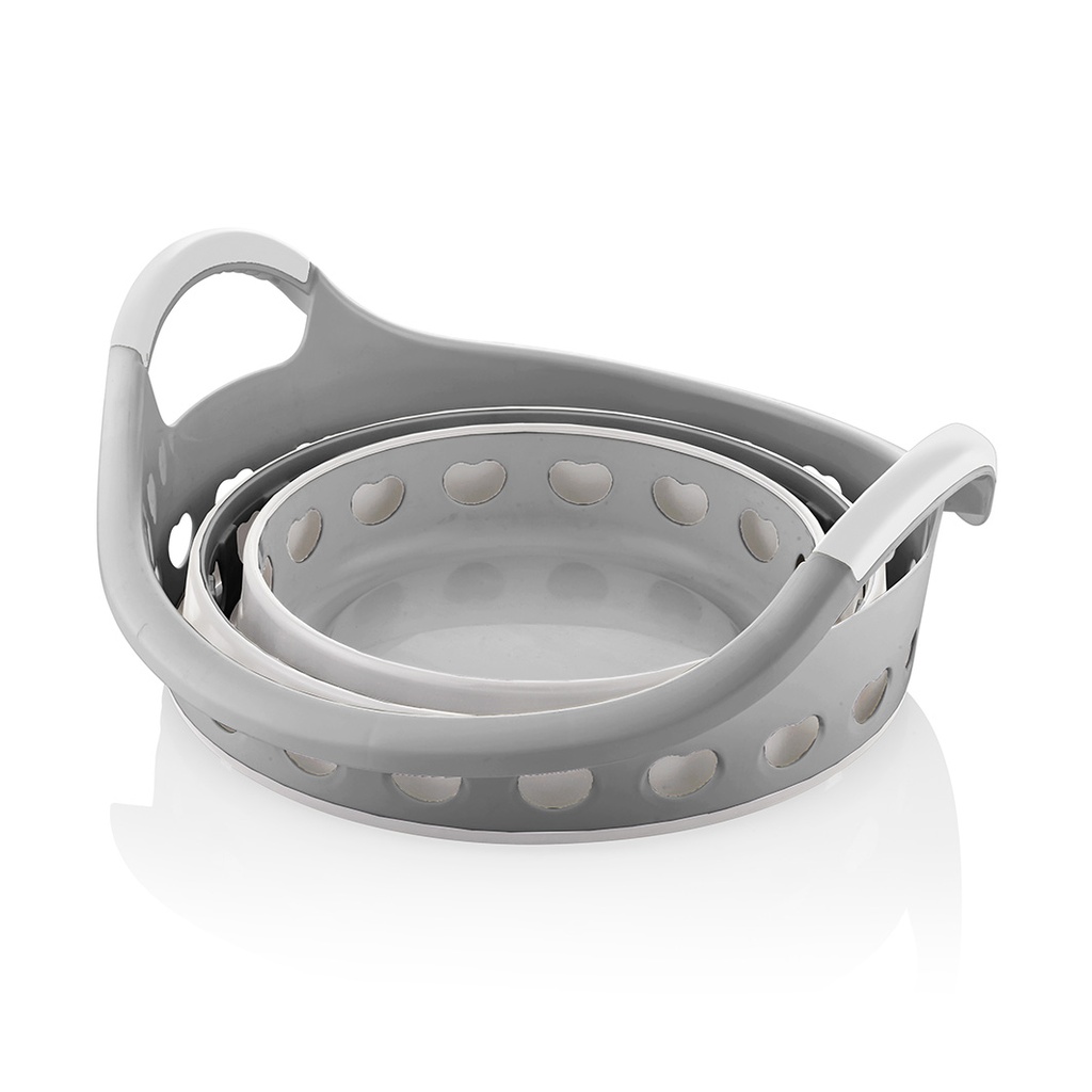 COLLAPSIBLE BASKET - GRAY