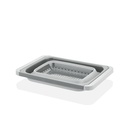 RECTANGULAR COLLAPSIBLE STRAINER- GREY