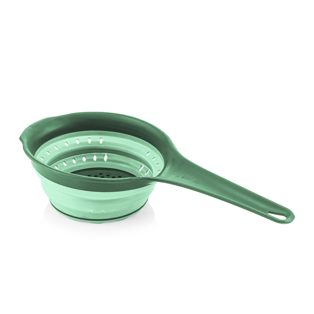 STALKED COLLAPSIBLE STRAINER - GREEN
