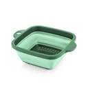 COLLAPSIBLE SQUARE STRAINER - GREEN