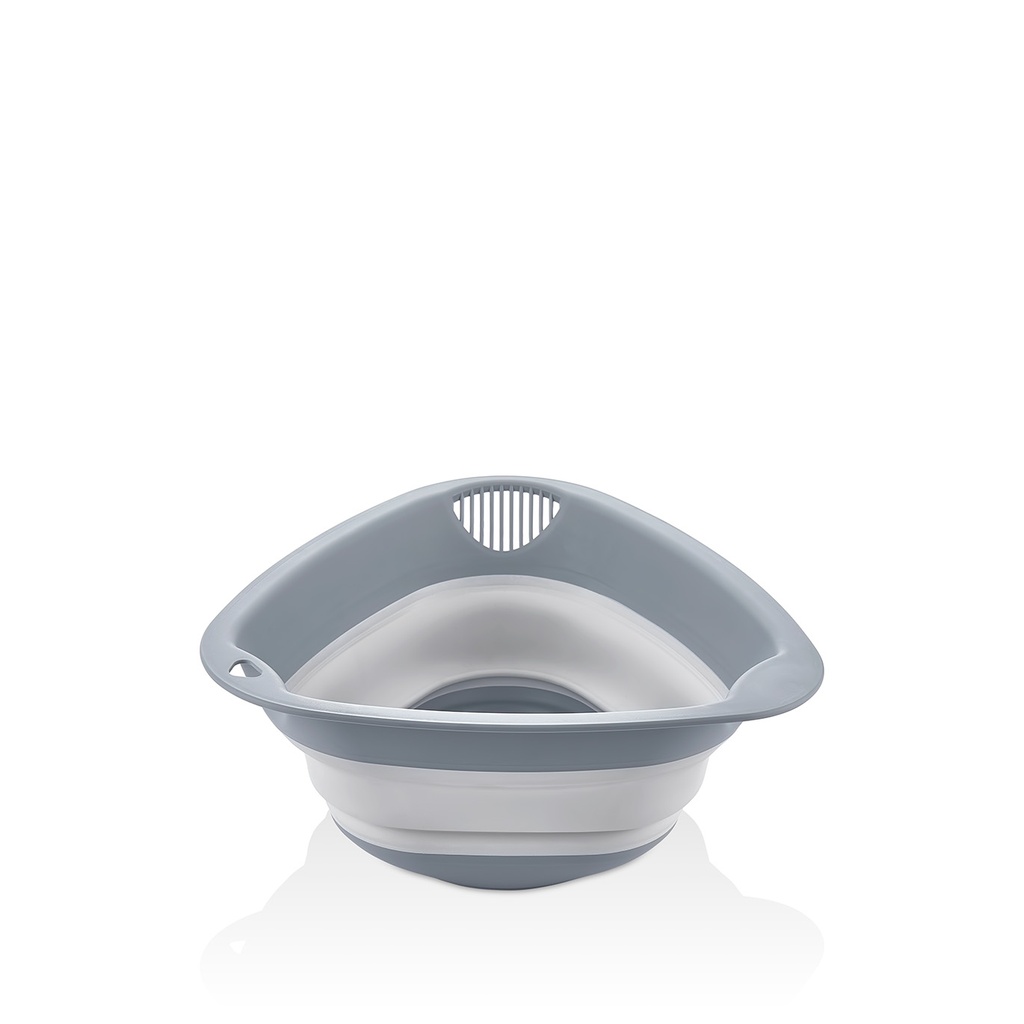 TRIANGLE COLLAPSIBLE STRAINER - GREY