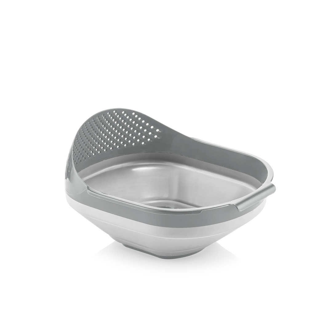 COLLAPSIBLE RICE STRAINER - GREY