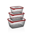 مجموعة علب التوفير بايو- سلسلة إكسترا ديب (1600 مل، 2800 مل، 4600 مل)