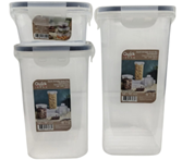 3PCS AIRTIGHT SAVER BOX SET-TRANSPARENT(400ML,1250ML,1650ML)