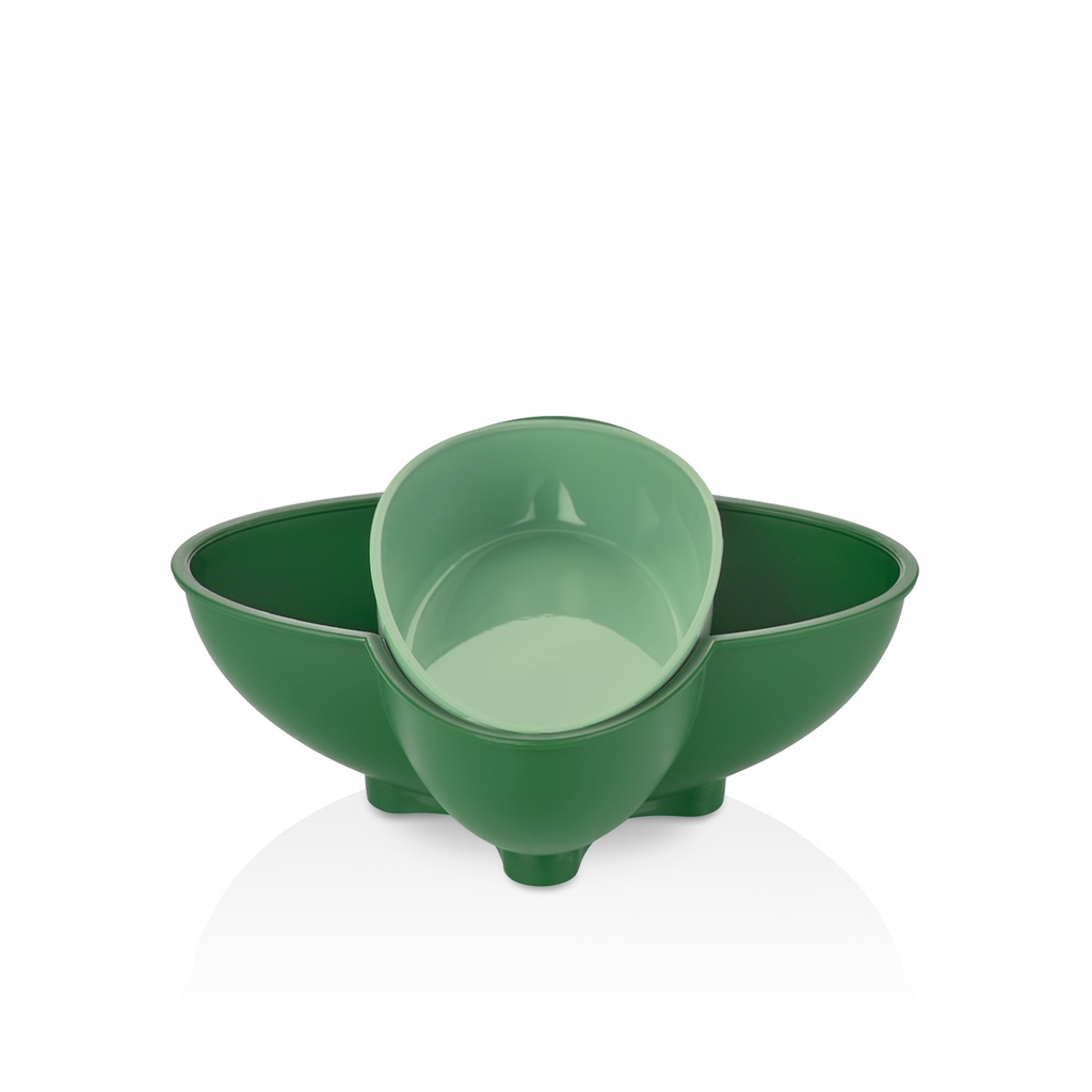 Lux Snack Dish - Green 800+350ML