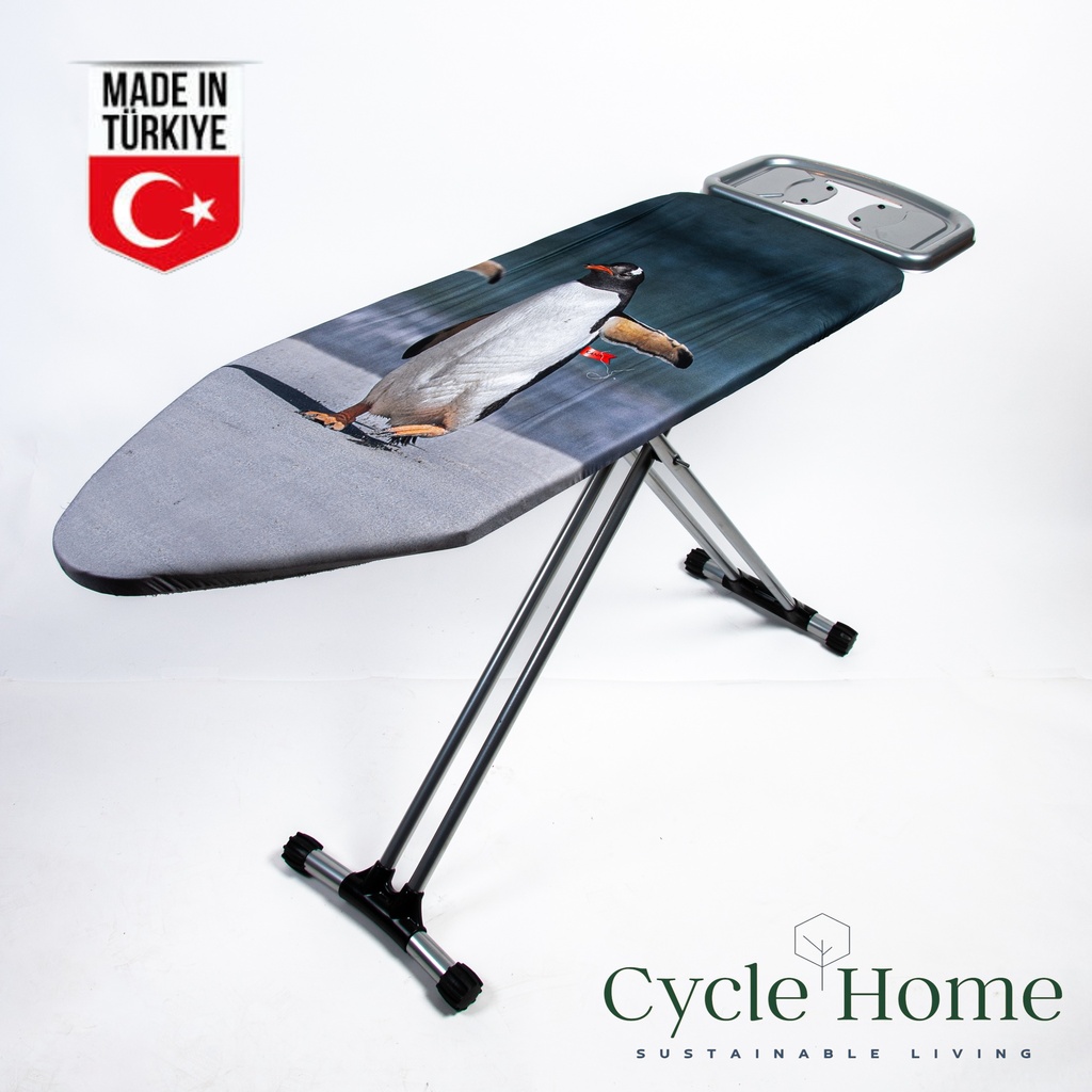 Cycle Home Ironing Board - Metal Color Silver -Penguin- 42x125cm