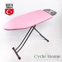 Cycle Home Ironing Board -Metal Color Silver -Pink - 38x95cm