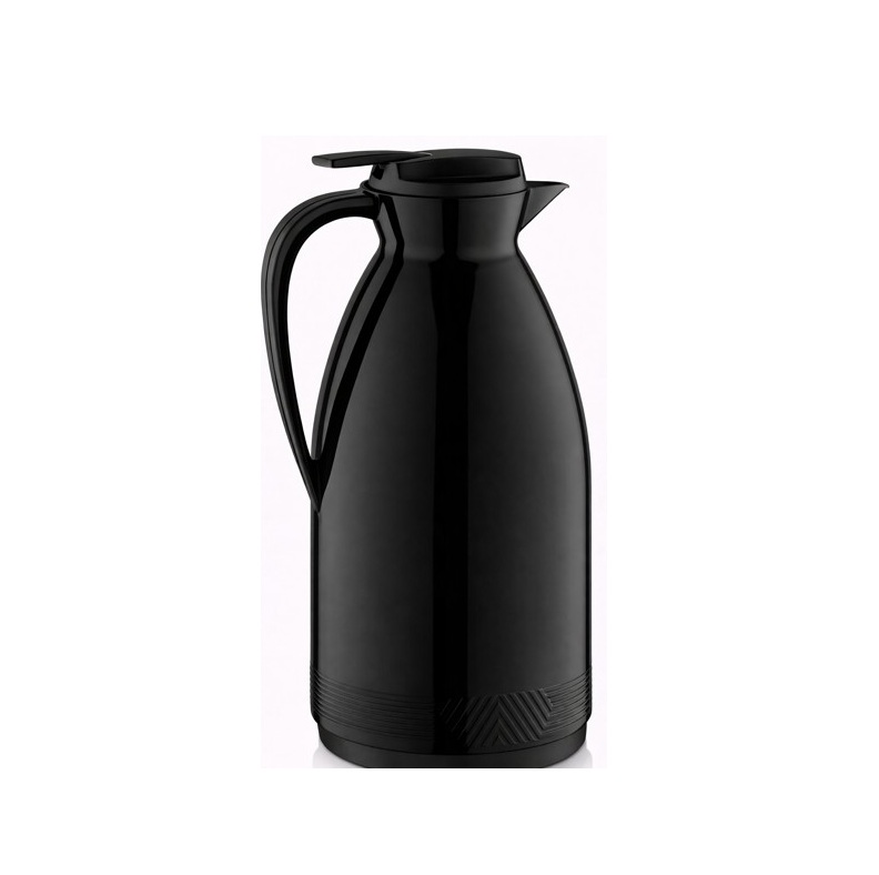 مطارة زجاجية حافظة للحرارة 1.5 لتر - اسود - سايكل هوم